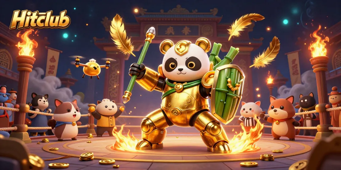 Experience exhilarating matches at Hitclub's lively cockfighting arena with engaging game elements.